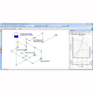 software di calcolo della caduta di tensione / di simulazione in meccanica dei fluidi / di progettazione / di ottimizzazione