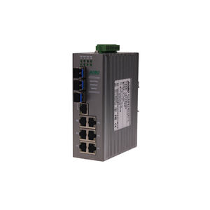 switch Ethernet amministrabile / 10 porte / Ethernet gigabit / su guida DIN