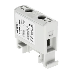 morsetto componibile con connessione a vite / su guida DIN / unipolare