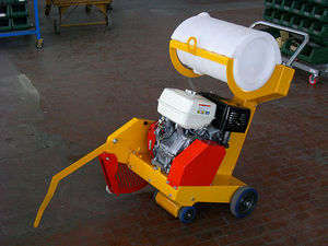segatrice verticale / circolare / per asfalto / compatta