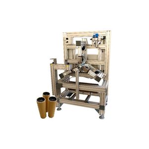 macchina per aggraffare pneumatica / per cartone / a 3 teste / automatica