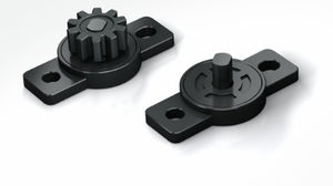 ammortizzatore rotativo / in plastica / bidirezionale