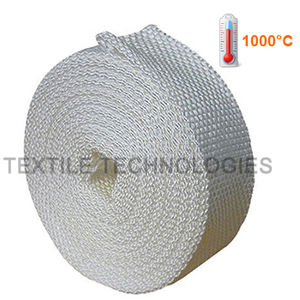 nastro con cinghia / resistente alle alte temperature / di isolamento termico / in silice