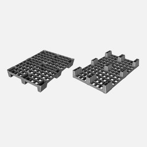 pallet in HDPE / euro / accatastabile / igienico