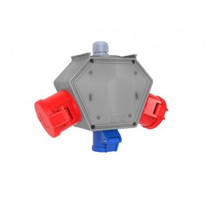 scatola elettrica attrezzata / portatile / in plastica / per distribuzione elettrica