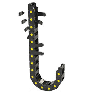 catena portacavi aperta / in plastica / leggera