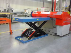tavola elevatrice a forbici / idraulica / di carico / stazionaria