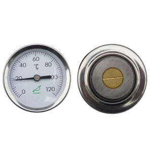 termometro bimetallico / analogico / magnetico / per montaggio in superficie