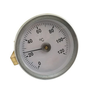 termometro per misurazione di temperatura superficiale / bimetallico / ad ago / per montaggio in superficie