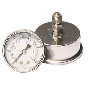manometro a liquido / a tubo Bourdon a liquido / per olio / per applicazioni marine