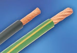 filo elettrico isolato / in rame / in PVC / elastico