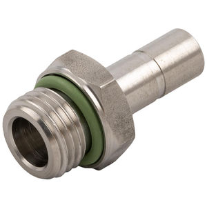 raccordo in acciaio inossidabile / push-in / dritto / per aria compressa