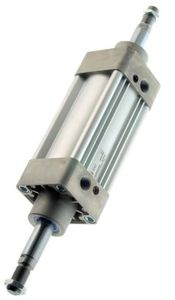 cilindro pneumatico / a doppio effetto / con asta attraversante / a pistone magnetico
