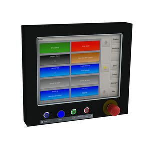quadro di comando con touch screen multitouch