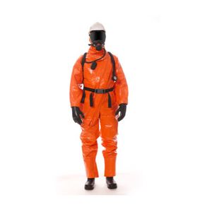 tuta da lavoro / di protezione chimica / con elettrorespiratore con depurazione d'aria / impermeabile al gas