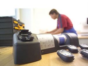 stazione di "bump test" e di calibrazione per rivelatore di gas
