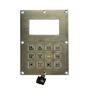 tastiera numerica 12 tasti / ad incastro / in acciaio inox / OEM
