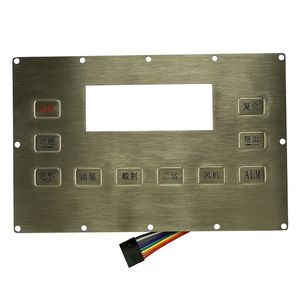 tastiera numerica 10 tasti / ad incastro / in acciaio inox / OEM