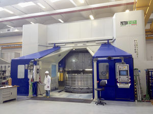 centro di tornitura CNC / verticale / 3 assi / di taglio