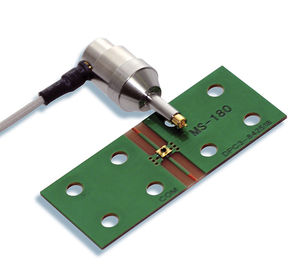 connettore coassiale / SMT / a gomito / per scheda elettronica