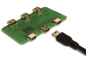 connettore USB / SMT / PCB / parallelo