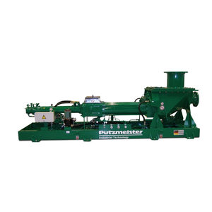 pompa per fanghi / elettrica / a pistone / industriale