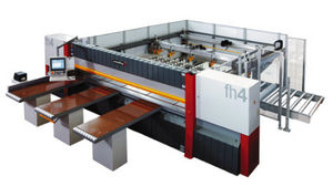 sezionatrice / per legno / orizzontale / automatica