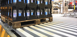 trasportatore a rulli / a catena / per pallet / automatico