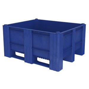 cassa-pallet in plastica / per l'industria alimentare / accatastabile