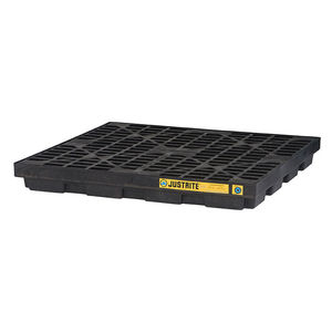 cassa-pallet in polietilene / per movimentazione / per fusti / con rampa