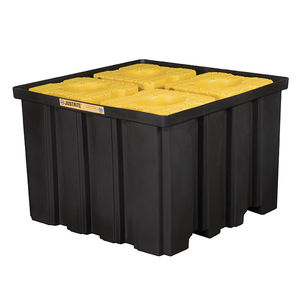 cassa-pallet in polietilene / di stoccaggio / di protezione / accatastabile