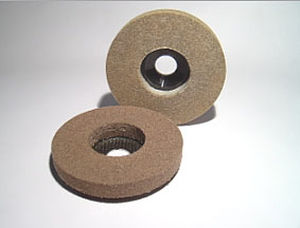 disco abrasivo in fibre sintetiche / per finitura / per pietra / non-tessuto