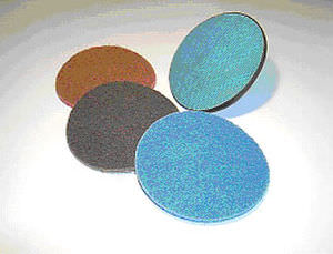 disco abrasivo in fibre sintetiche / per sbavatura / per metallo