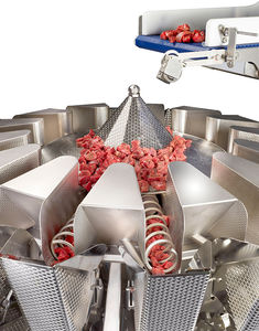 pesatrice multitesta / con alimentatore a coclea / per prodotti freschi / per l'industria agroalimentare