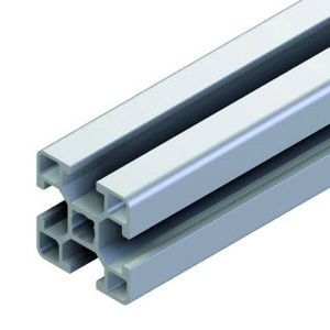 profilato in alluminio / con scanalature / leggero / estruso