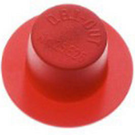 tappo conico / non filettato / in plastica / a flangia larga