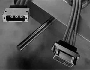 connettore per scheda elettronica / coassiale / rettangolare