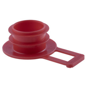 cappuccio tondo / in polietilene a bassa densità PEBD / con estrattore / con linguetta