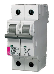interruttore automatico multipoli / modulare / in scatola stampata / piccolo