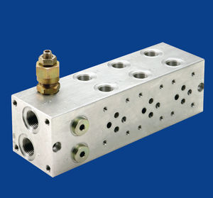 manifold multicanale / in alluminio / filettato / a saldare
