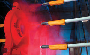 pistola di verniciatura a polvere / per pittura / automatica / compatta