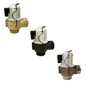 valvola per acqua calda / con flangia / filettata / in acciaio inox