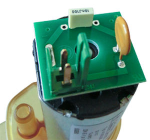 pompa per acqua calda / a motore DC / semisommersa / centrifuga
