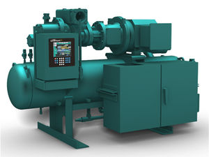 compressore frigorifero a vite / ammoniaca (R717) / monostadio / per refrigerazione industriale