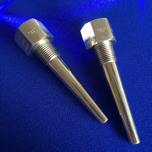 pozzetto termometrico con flangia / filettato / in acciaio inossidabile / per sensore di temperatura