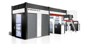 macchina da stampa flessografica / a 10 colori / per etichette / per film in plastica
