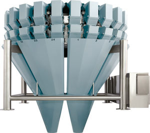 pesatrice multitesta / ad alimentazione centrale / per l'industria alimentare / in acciaio inossidabile