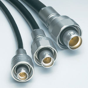 connettore audio/video / in fibra ottica / a vite / multipolare