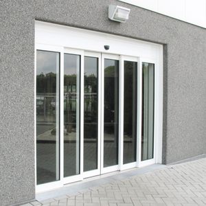 porte scorrevoli / in vetro / da esterno / telescopiche