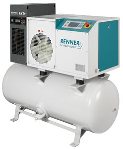 compressore d'aria / fisso / con motore elettrico / a vite